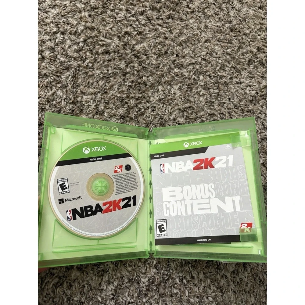 NBA 2K21‎ (Microsoft Xbox One, 2020) Complete Insert CIB Video Game Basketball